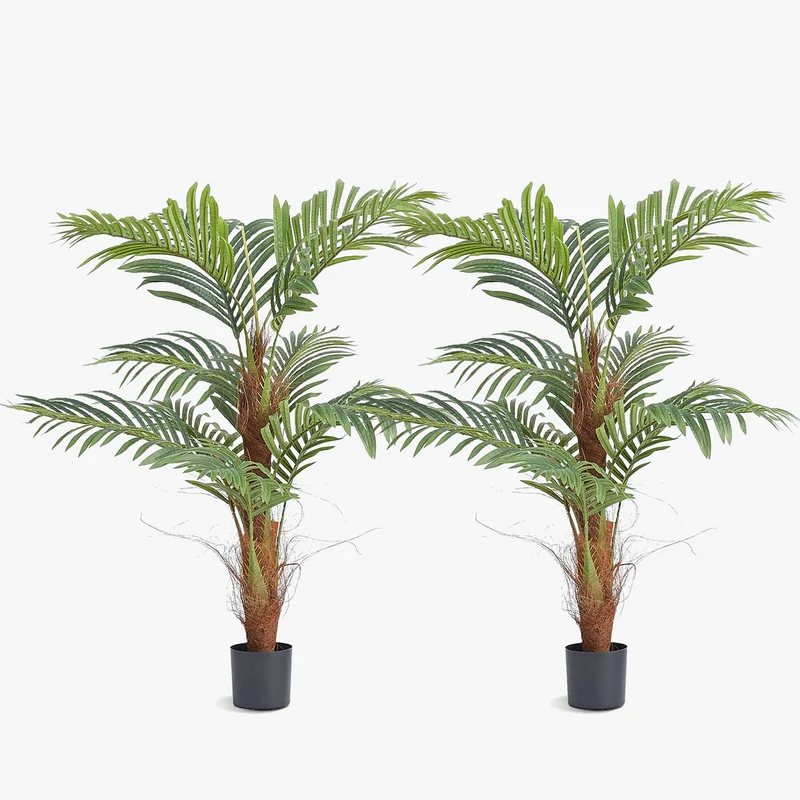 plante artificielle palmier facile d'entretien et sécurisée pour intérieur