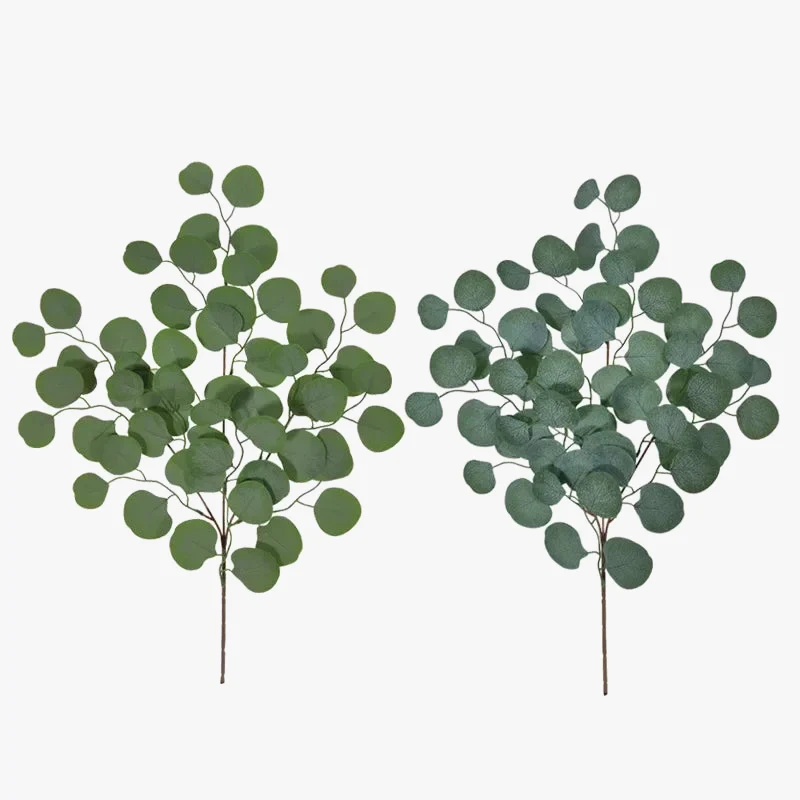 plantes artificielles eucalyptus pour décoration intérieure et photographie