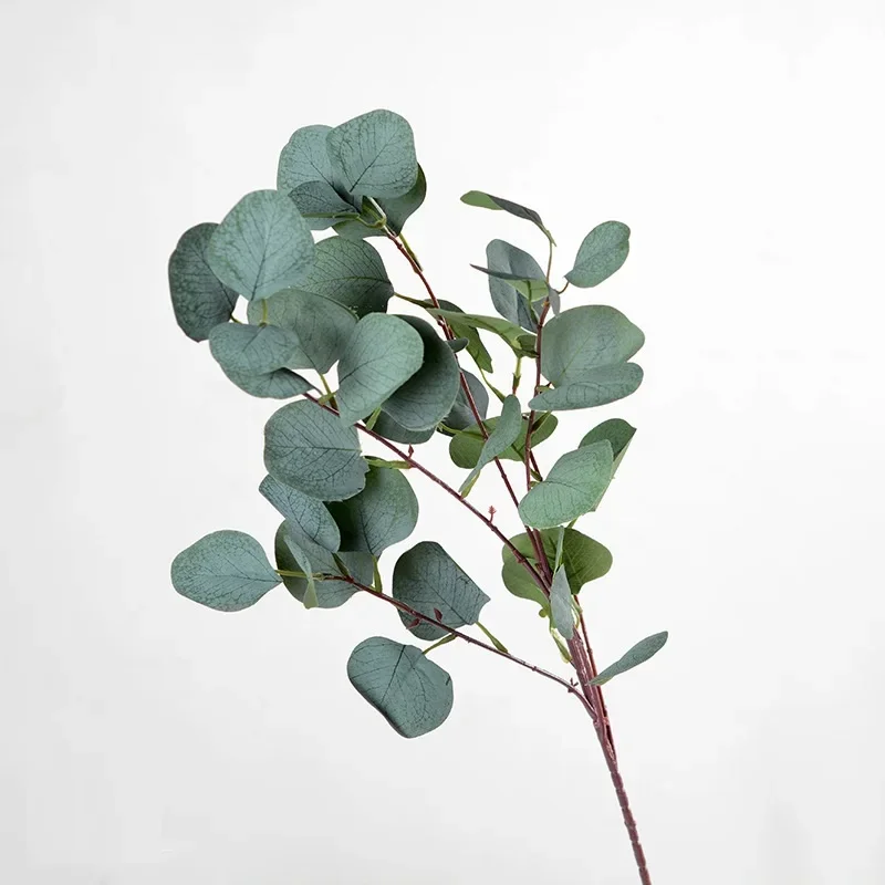 plantes artificielles eucalyptus longues tiges pour décoration automnale