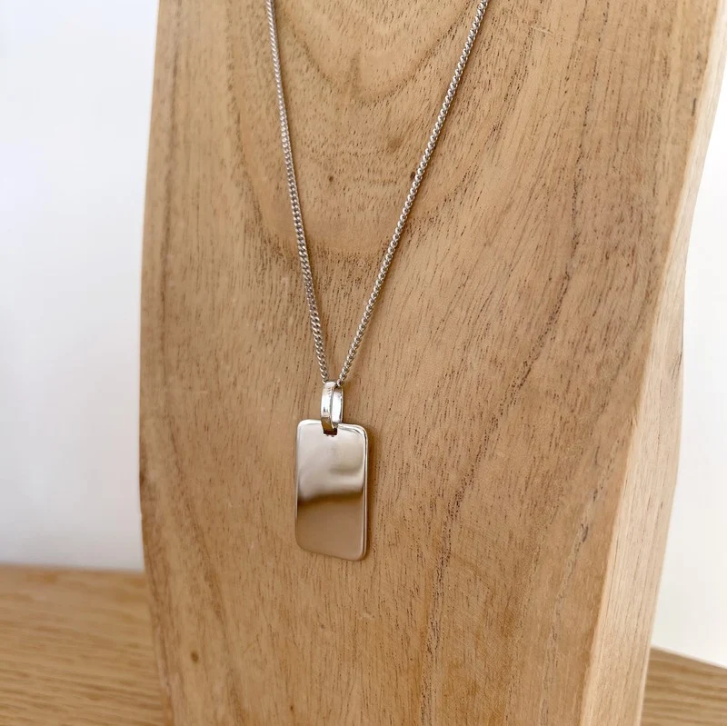 Collier "Riley" argent