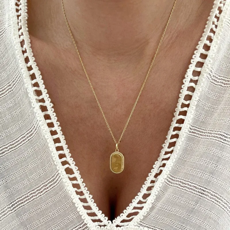 Collier "Jodi" plaqué or