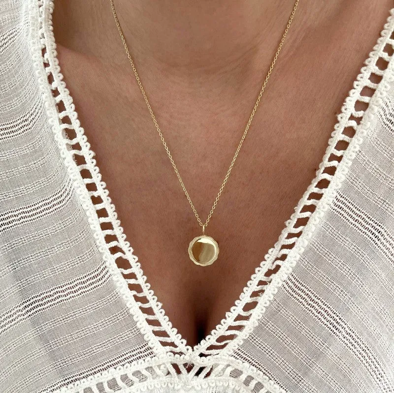 Collier "Anna" plaqué or
