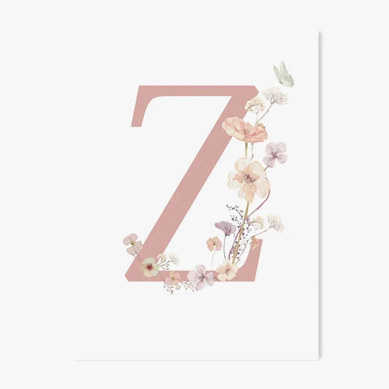 affiche photo personnalisée fleur sauvage pour chambre enfant