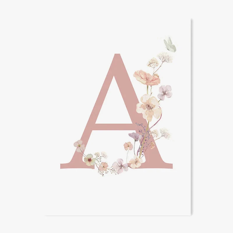 affiche photo personnalisée fleur sauvage décoration murale enfant