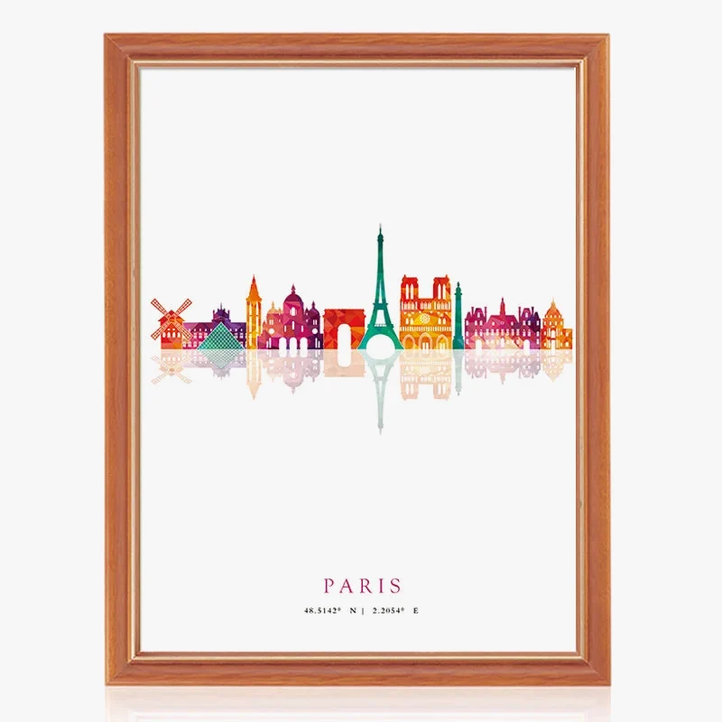 affiches et impressions des skylines de grandes villes