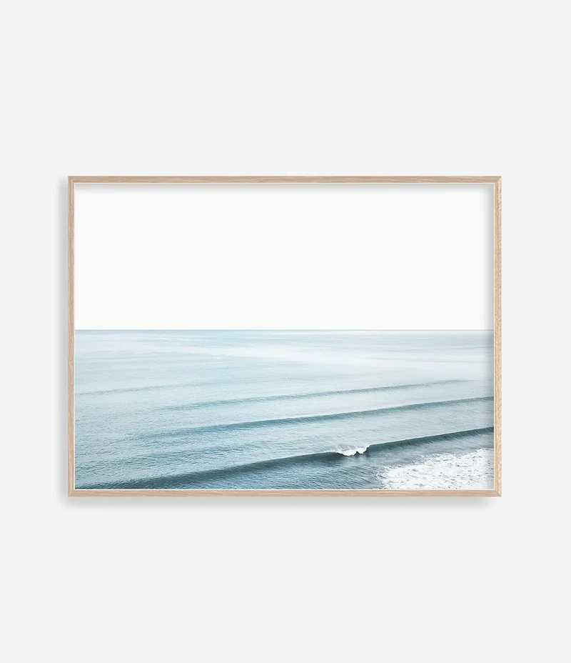 affiche photographique vagues océan paysage marin décoration intérieure