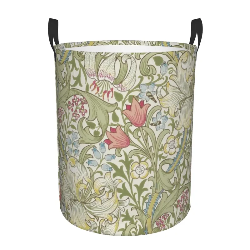 panier à linge floral personnalisé pour rangement et organisation