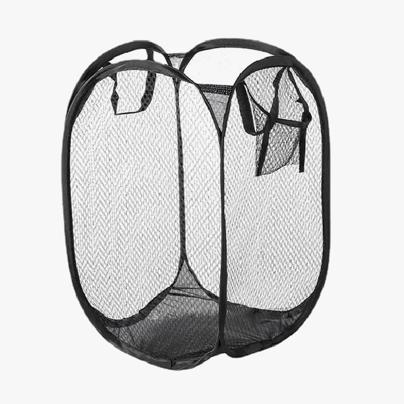 panier à linge pliable sac de rangement en filet polyvalent