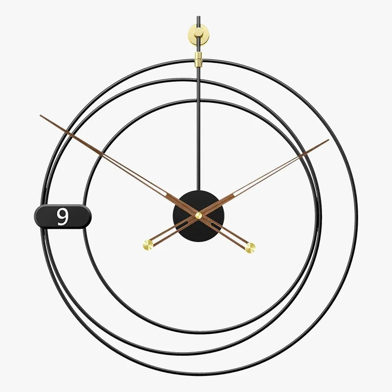 horloge murale design moderne silencieuse pour décoration intérieure