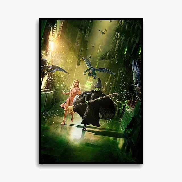 impression toile film wicked affiche elphaba décoration intérieure cadeau