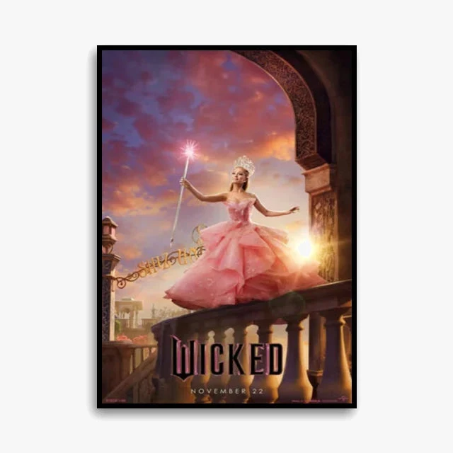 impression sur toile wicked affiche fan de glinda décorative cadeau