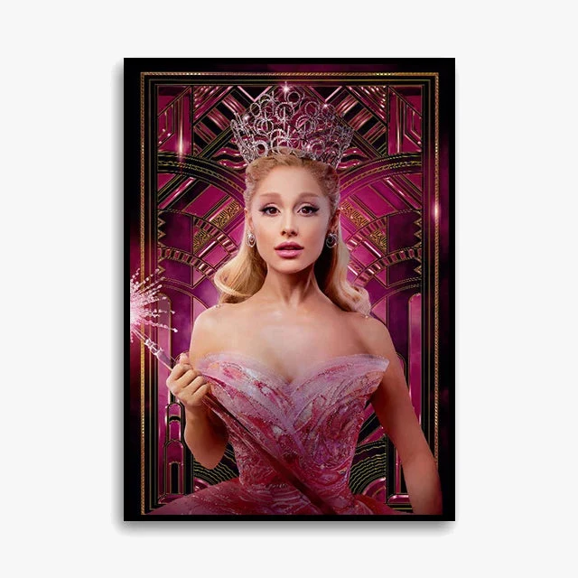 impression sur toile wicked affiche elphaba glinda décoration intérieure cadeau