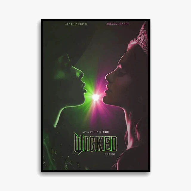 impression sur toile wicked affiche fan de glinda décoration intérieure cadeau