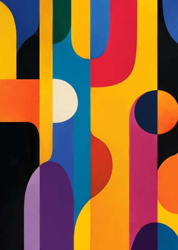 peinture abstraite décorative pour une ambiance esthétique moderne