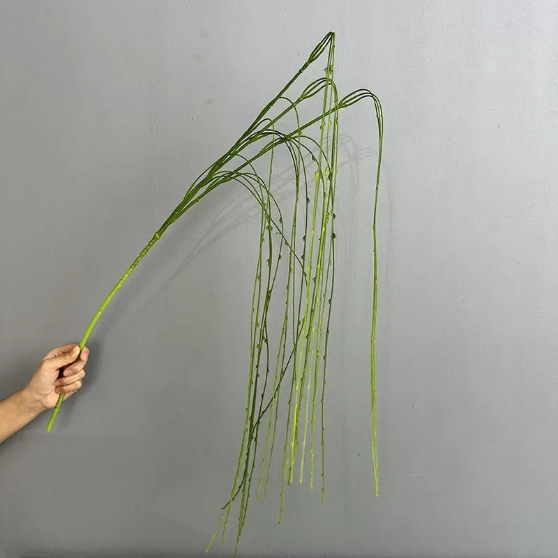plantes artificielles saule pleureur en plastique pour décoration intérieure
