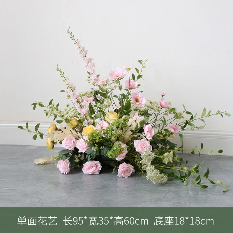 arrangement de fleurs artificielles pour décoration de mariage et événements