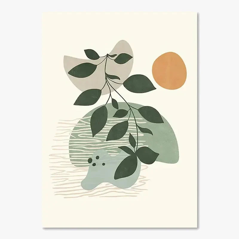 affiches d'art mural boho géométriques pour décoration intérieure