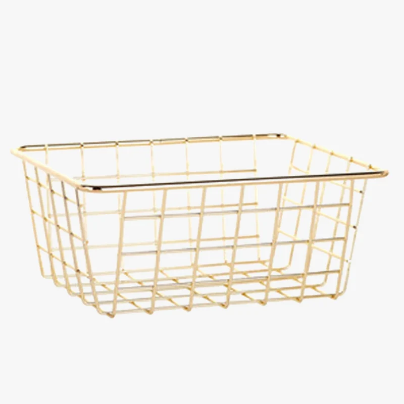 panier de rangement en fer pour toutes les pièces