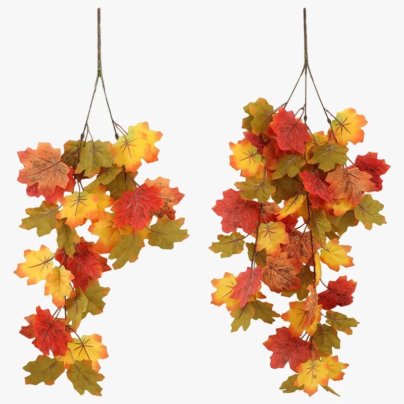 vignes artificielles en érable pour décoration automnale et Halloween