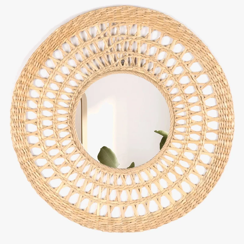 miroir décoratif mural de style européen luxe circulaire