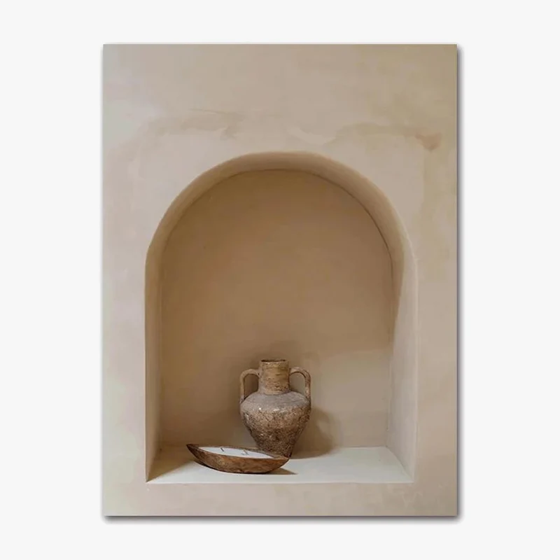 vase bohème toile peinture art mural pour décoration moderne