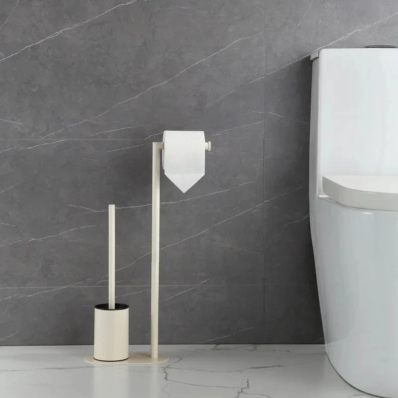 brosse de toilette en acier inoxydable avec support amovible