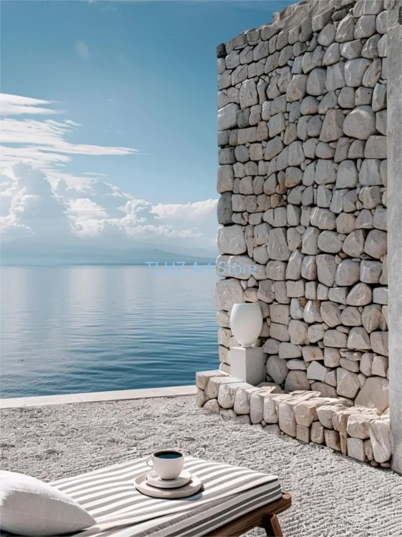 affiches modernes de paysages de voyage en grèce