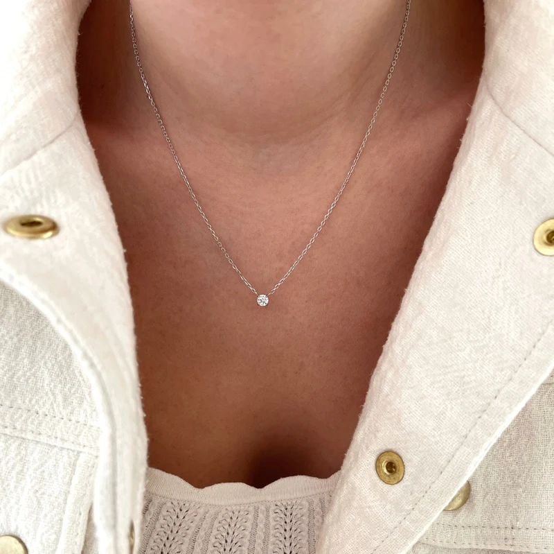 Collier "Dani" argent