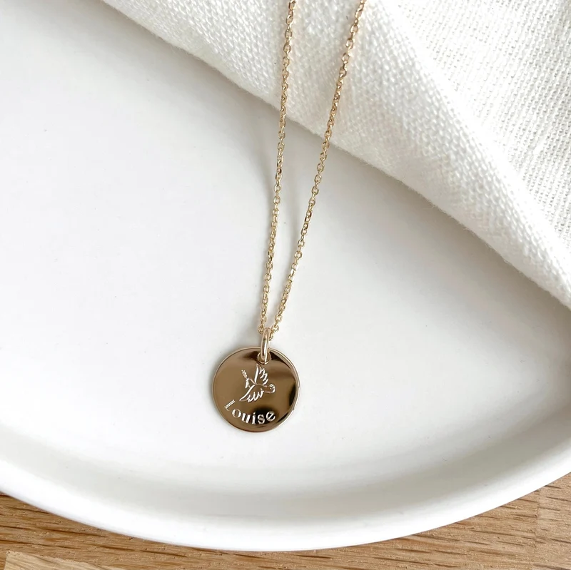 Collier "Baptiste" plaqué or