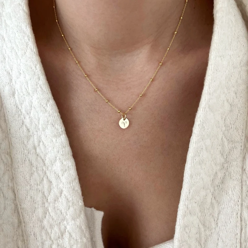 Collier "Emile" plaqué or
