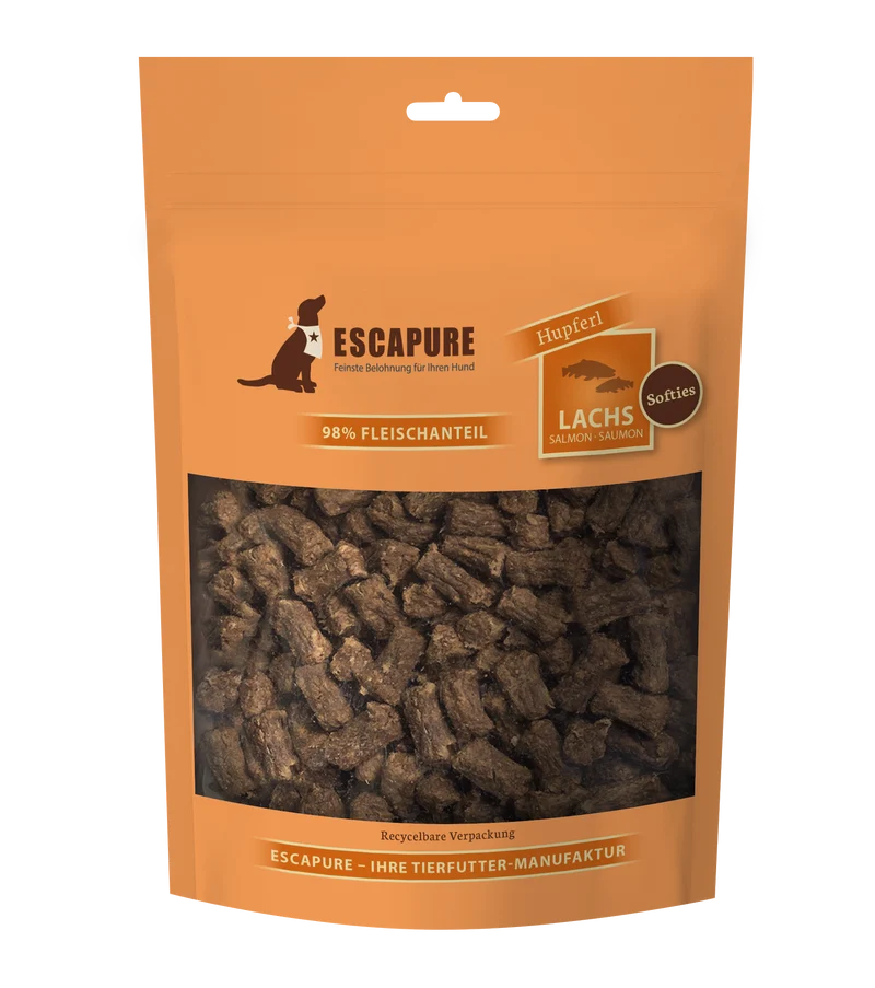 Friandises tendres pour chien au saumon