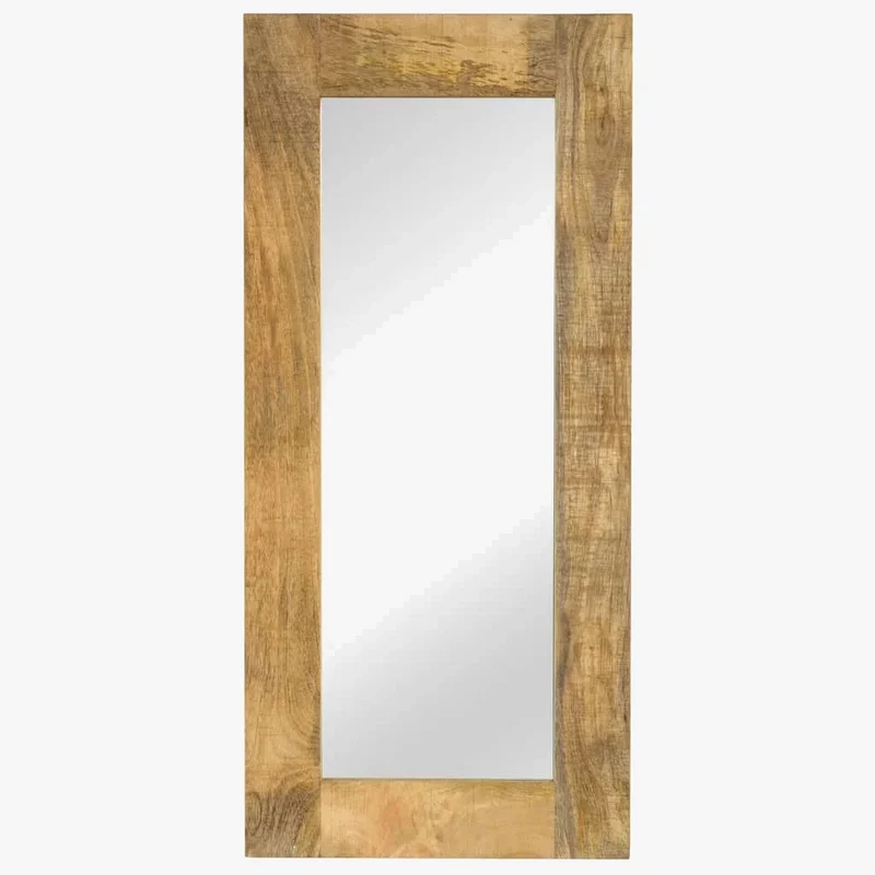 miroir en bois massif manguier pour décoration intérieure élégante