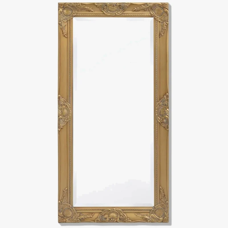 miroir mural baroque doré pour décoration intérieure élégante