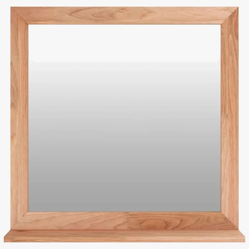 miroir mural en bois massif pour décoration intérieure