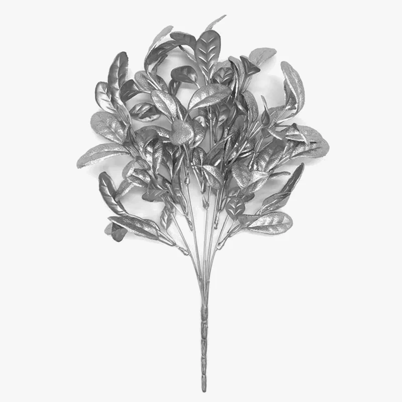 plante artificielle en métal bouquet floral pour décoration festive