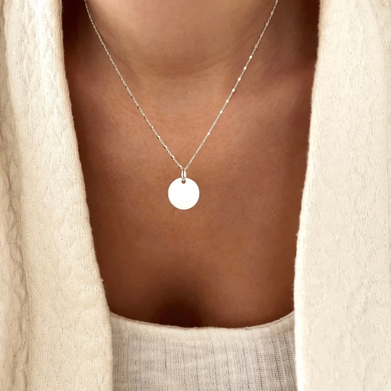 Collier "Jade" argent