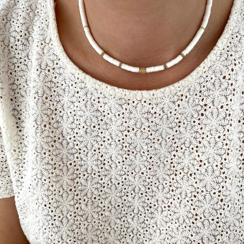 Collier "Heida" plaqué or