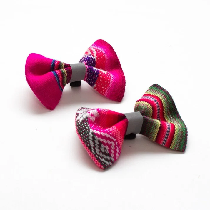 Noeud papillon pour chien Inca Rose