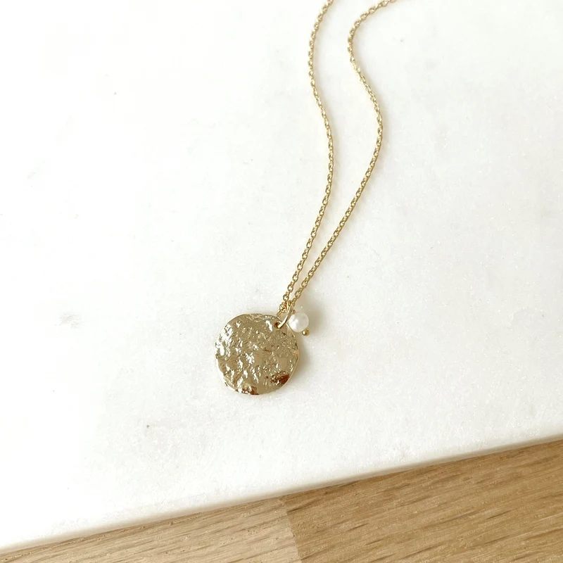 Collier "Mini Oha" plaqué or