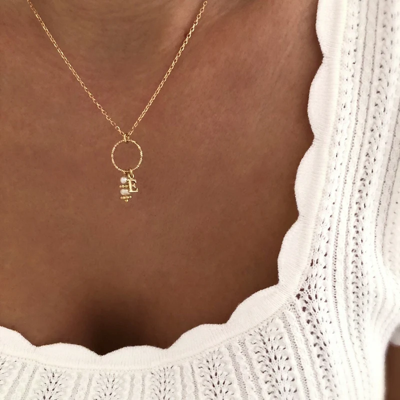 Collier "Fidji" plaqué or
