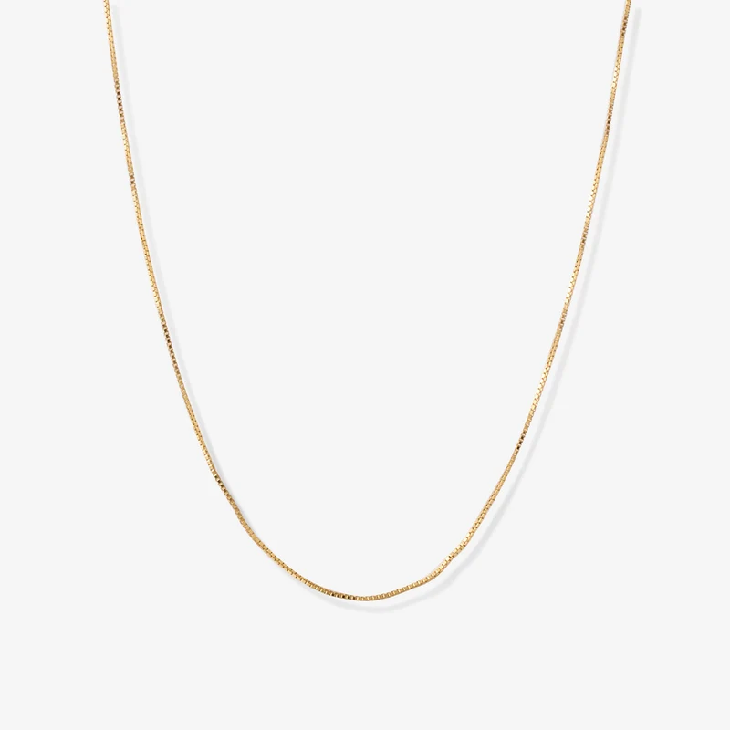 Collier chaine en argent 925 doré