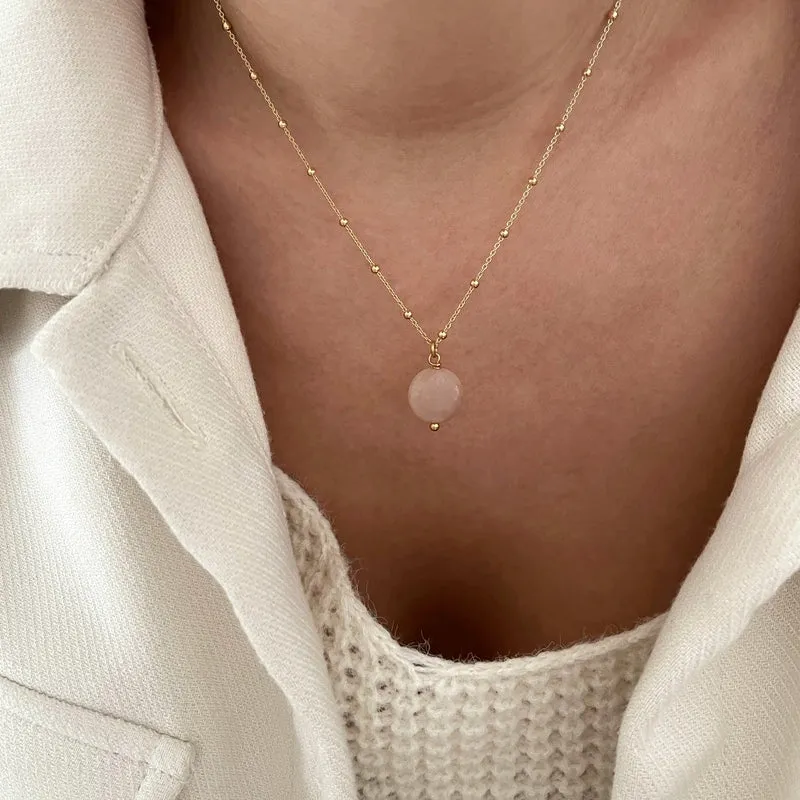 Collier "Aina" plaqué or