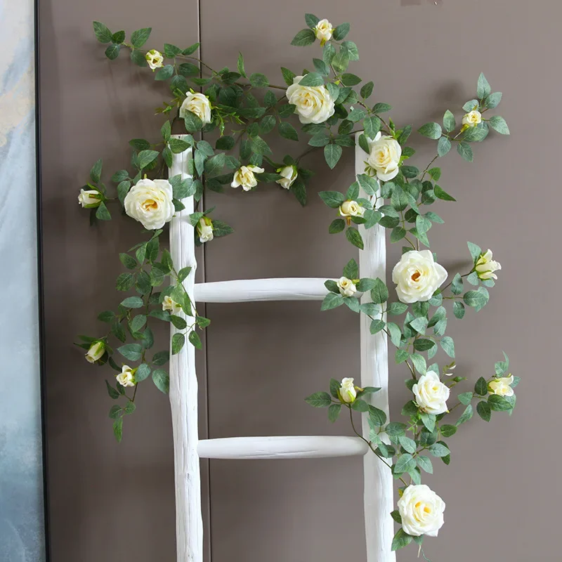roses artificielles en soie pour décoration intérieure et extérieure
