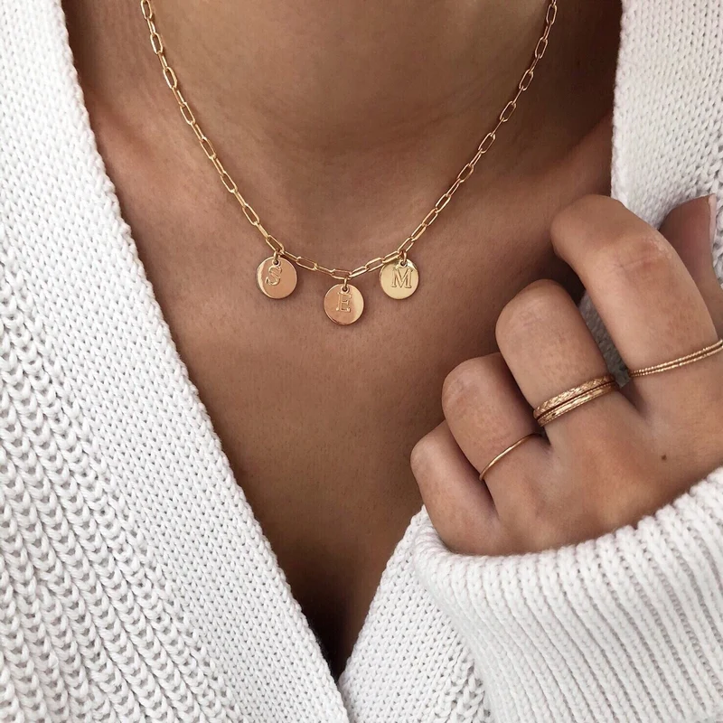 Collier "Olaf" plaqué or