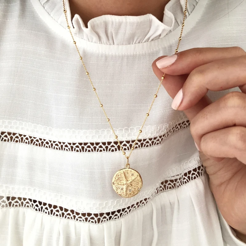 Collier "Marina" plaqué or