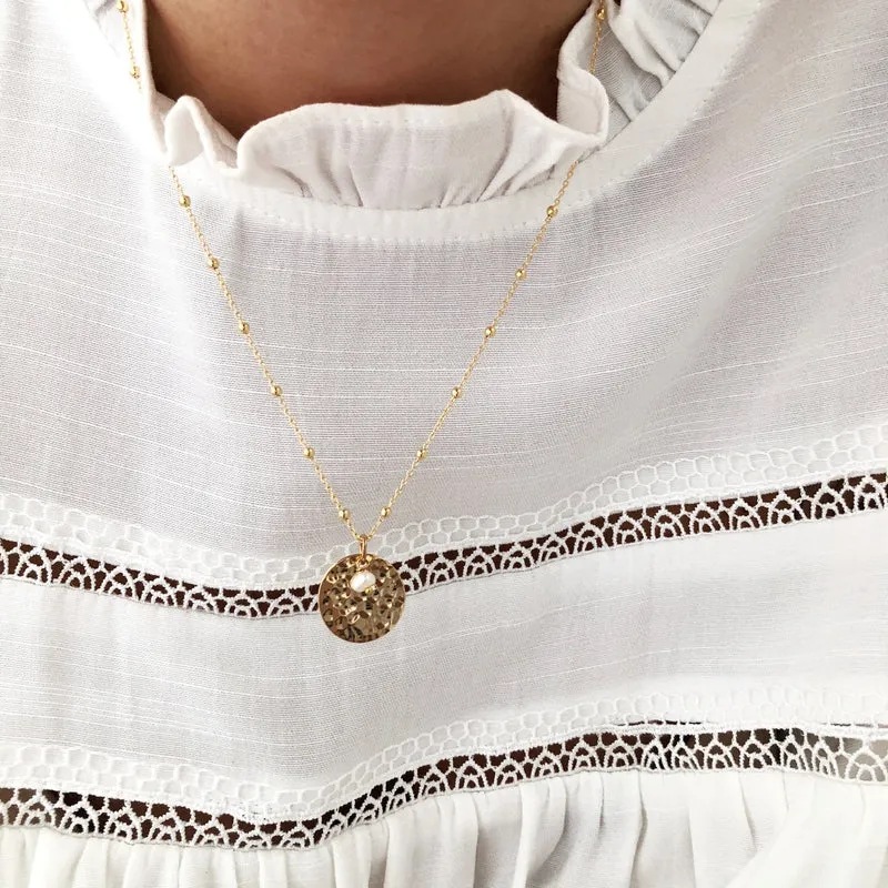 Collier "Malina" plaqué or