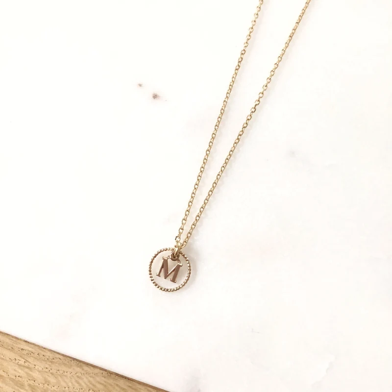 Collier "Brille" plaqué or