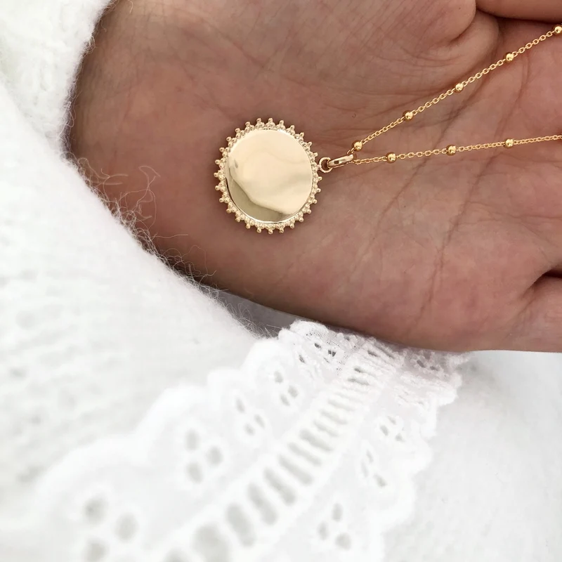 Collier "Sona" plaqué or