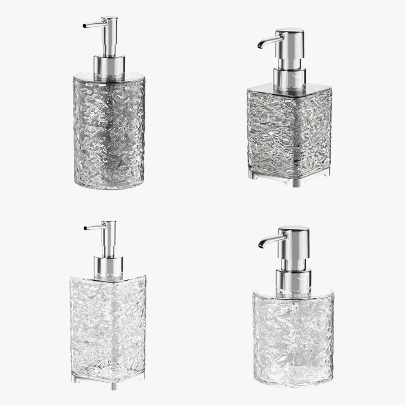 distributeur de savon rechargeable en acier inoxydable pour liquide