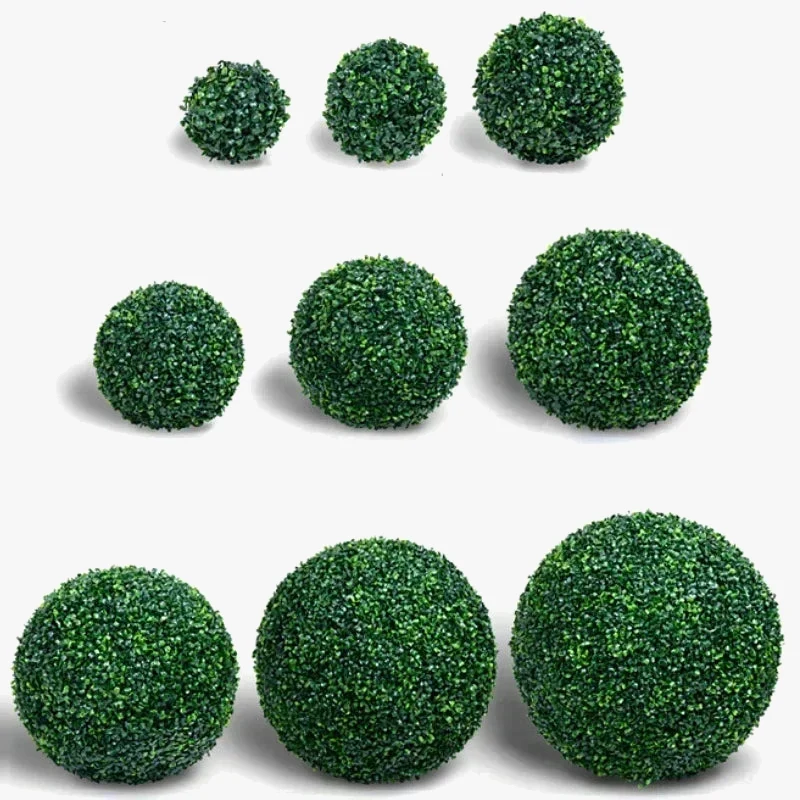 boule décorative en buis artificiel pour jardin mariage et décoration